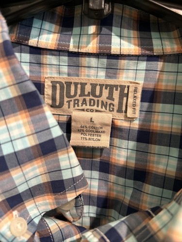 Duluth Trading Herren Hemd Cool Max Relaxed Fit Größe L - Bild 3 von 4