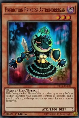 DRL2-EN032 PREDICTION PRINCESS ASTROMORRIGAN SUPER RARE 1ST EDITION YuGiOh CARD
