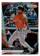 2020 Panini Prizm #57 Michael Brantley Cosmic Haze Prizm