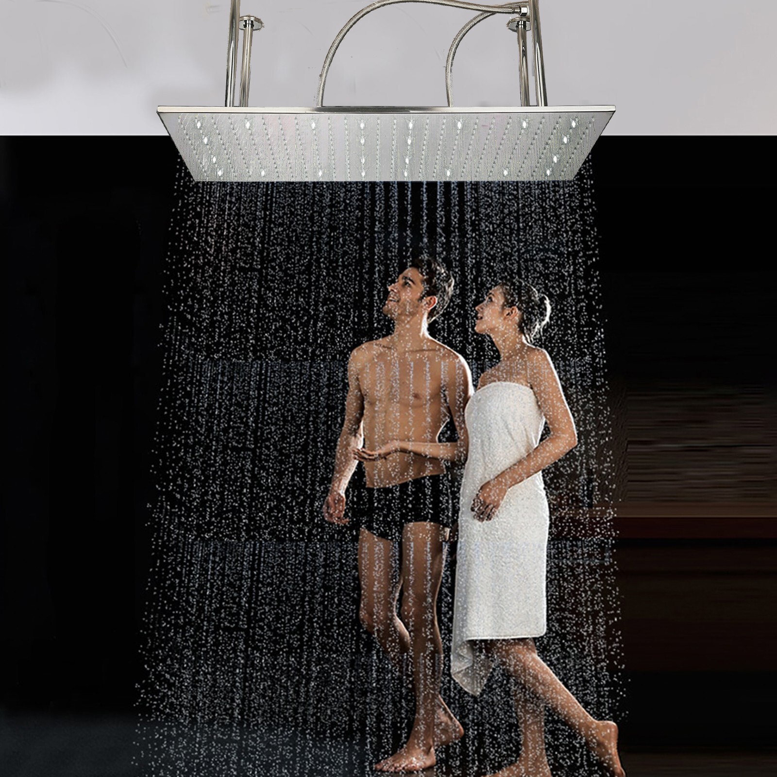 Bathroom Luxury 16x32 in Rain Shower Head Ceiling Rectangle 