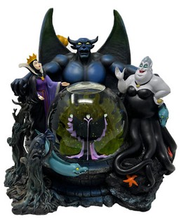 Disney Villains Musical Light Up Maleficent Evil Queen Ursula Chernabog Dome