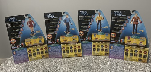 PLAYMATES STAR TREK DEEP SPACE NINE TRIALS AND TRIBBLE-ATIONS SET OF FOUR - Picture 2 of 2
