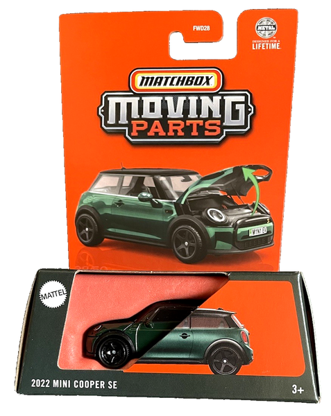 Matchbox 2022 Mini Cooper Se Moving Parts 38/50 2025 1:64 Modellauto Spielzeug-image