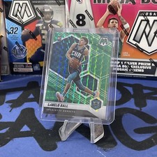 LaMelo Ball 2020-21 Panini Mosaic Base Rookie Green Prizm RC #202