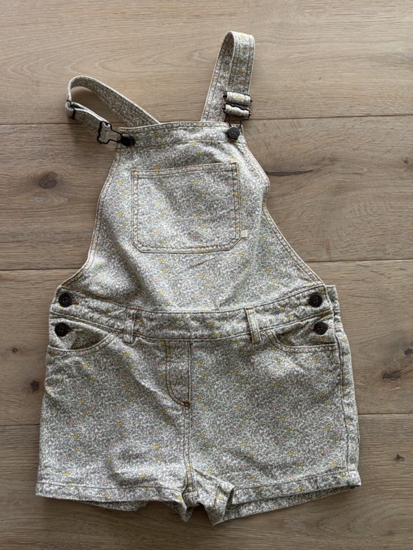 12 y old Bonpoint Jeans Liberty jumpsuit Romper sizes 14 but sizes small like 12