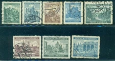 CZECHOSLOVAKIA BOHEMIA & MORAVIA SCOTT #'s 40-47, USED, GREAT PRICE!