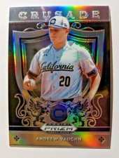 2019 PRIZM DRAFT PICKS CRUSADE SILVER PRIZM ANDREW VAUGHN #30