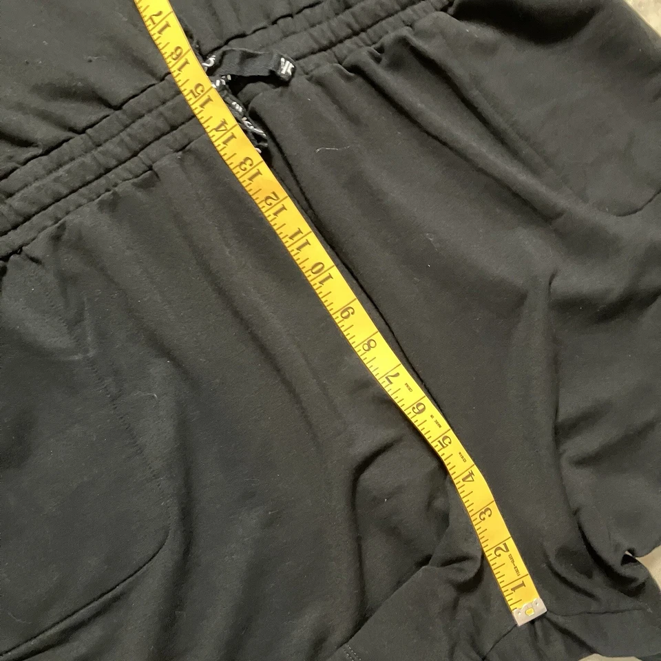 Calvin Klein Romper Womens Plus 3X Black Tie Waist Pockets V Neck Casual - Image 4 of 4