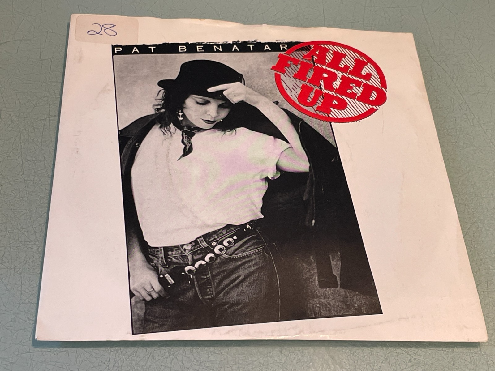Pat Benatar - All Fired Up - Cool Zero - Vinyl Record 7"" Single - 1988 Chrysalis