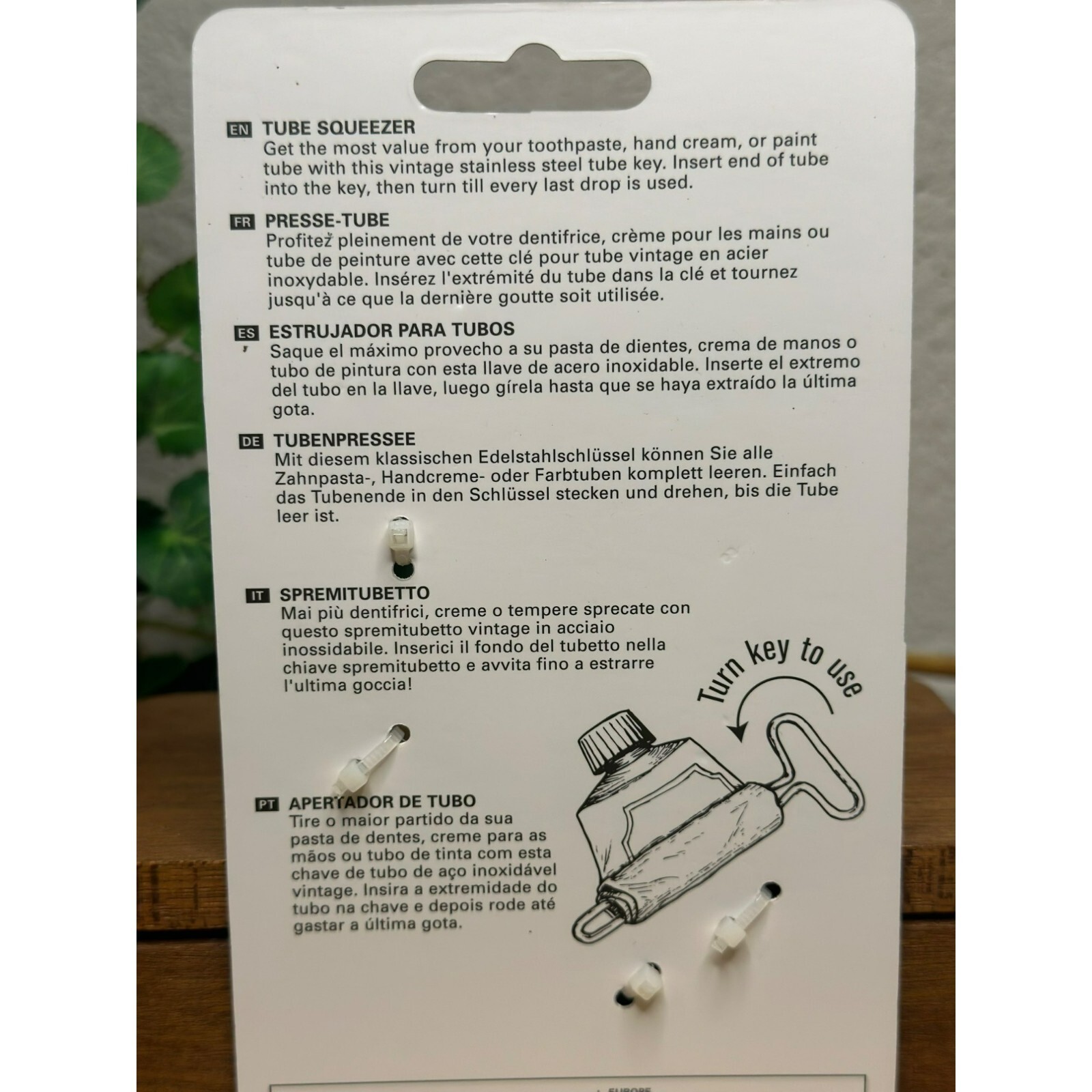 NIB Kikkerland Toothpaste Tube Stainless Steal Squeezer (Set of 2) Perfect Gift eBay