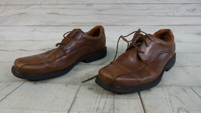 Clarks 1825 Oxford Derby Men’s Brown Lace Up Dress Shoes Size