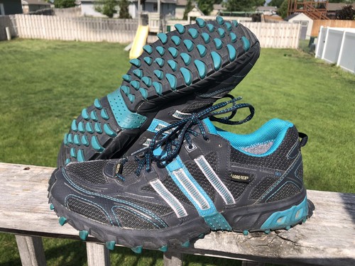 Adidas GORE-TEX Kanadia TR 3 #789002 Women's Size 10 Black \u0026amp; Teal | eBay
