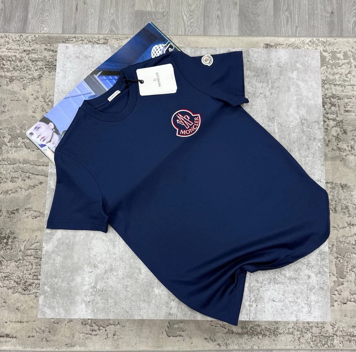 Moncler Blue T-Shirts for Men for sale | eBay UK