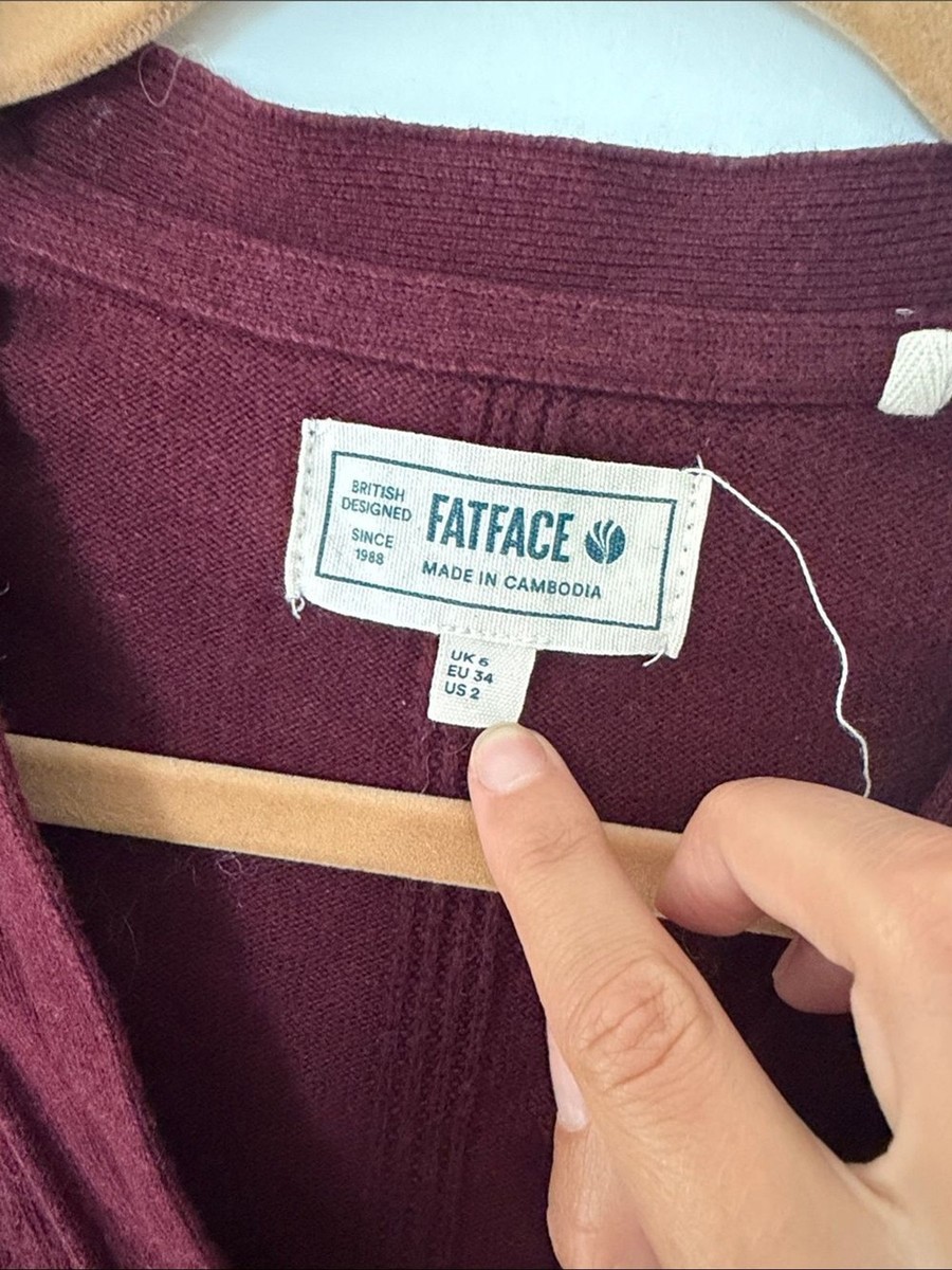 Fatface Grace Cashmere Blend Cardigan View 3