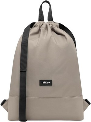 LARKSON Turnbeutel Damen & Herren Grau - No 7 - Rucksack Damen für Sport 