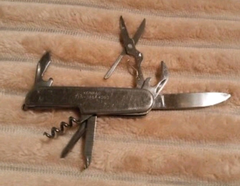 12-in-1 Multi-Tool Folding Pocket Knife with Built-in Tools