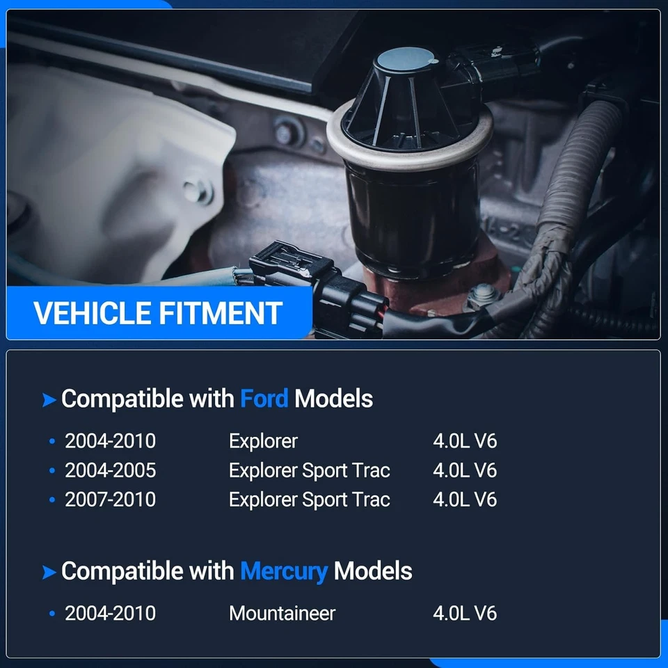 Autoround EGR Valve EGV1055 Compatible with 2004-2010 Ford Explorer/Explorer... - Image 2 of 4