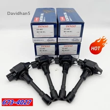 4Pcs DENSO Direct Ignition Coil 673-4027 High Quality for 05-19 Equator Frontier