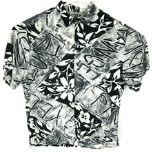 Jams World Vintage Hawaiian Shirt Large Exclusive Spun Crushed Japanese Rayon