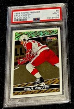 1993 Topps Premier BLACK GOLD Paul Coffey PSA 9 Detroit Red Wings