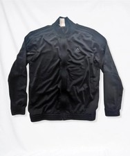 Adidas Giacca Felpa Acetata Nera Donna Taglia S Sportiva con Zip e Logo