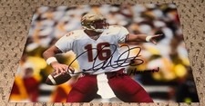 CHRIS WEINKE SIGNED 8X10 PHOTO AUTOGRAPH FLORIDA STATE FOOTBALL NOLES HEISMAN