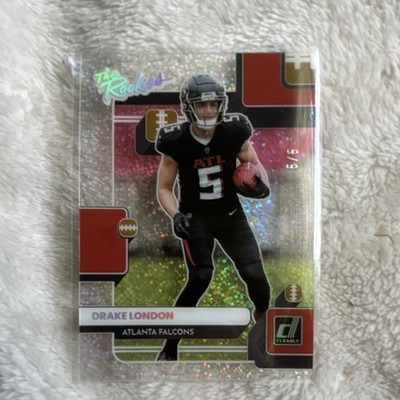 Panini 2022 Clearly Donruss The Rookies Drake London Falcons TR-4 5/5