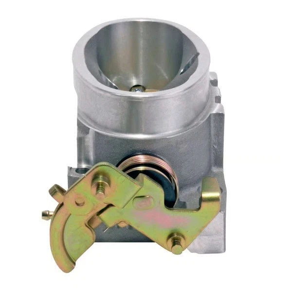 Cuerpo del acelerador BBK Performance 1537 Twin 52 mm 89-92 SBC 305/350 TPI Foto 3 de 4