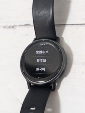 Pre-owned GARMIN VIVOACTIVE 5 Black Slate GPS Smart Watch Unsiex 42.2mm with Box