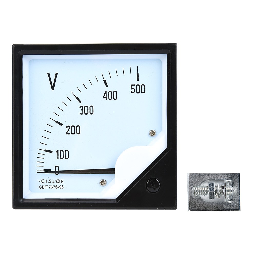 Panel Voltmeter Analog Voltmeter AC 0-500V For Electronic Control Equipment☜