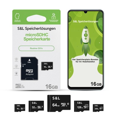 micro SD Speicherkarte Memory für Handy Realme C51s 16GB 32GB 64GB 128GB 256 GB