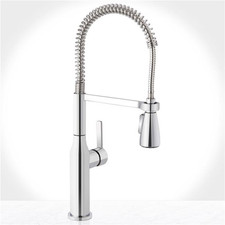 Miseno MNO500DCP Galleria Pre-Rinse Kitchen Faucet Multi-Flow Spray Head Chrome