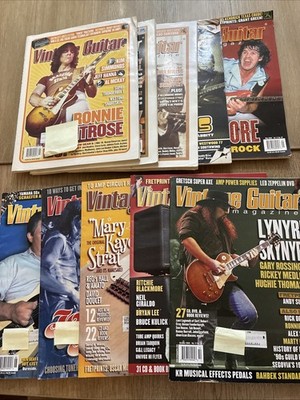 2003 Vintage Guitar Magazines Jan Thru Oct Lot Of 10 Lynyrd Skynard