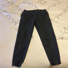 Uniqlo Dark Charcoal Heathered Gray Sweatpants Space Dye Jogger Size Medium