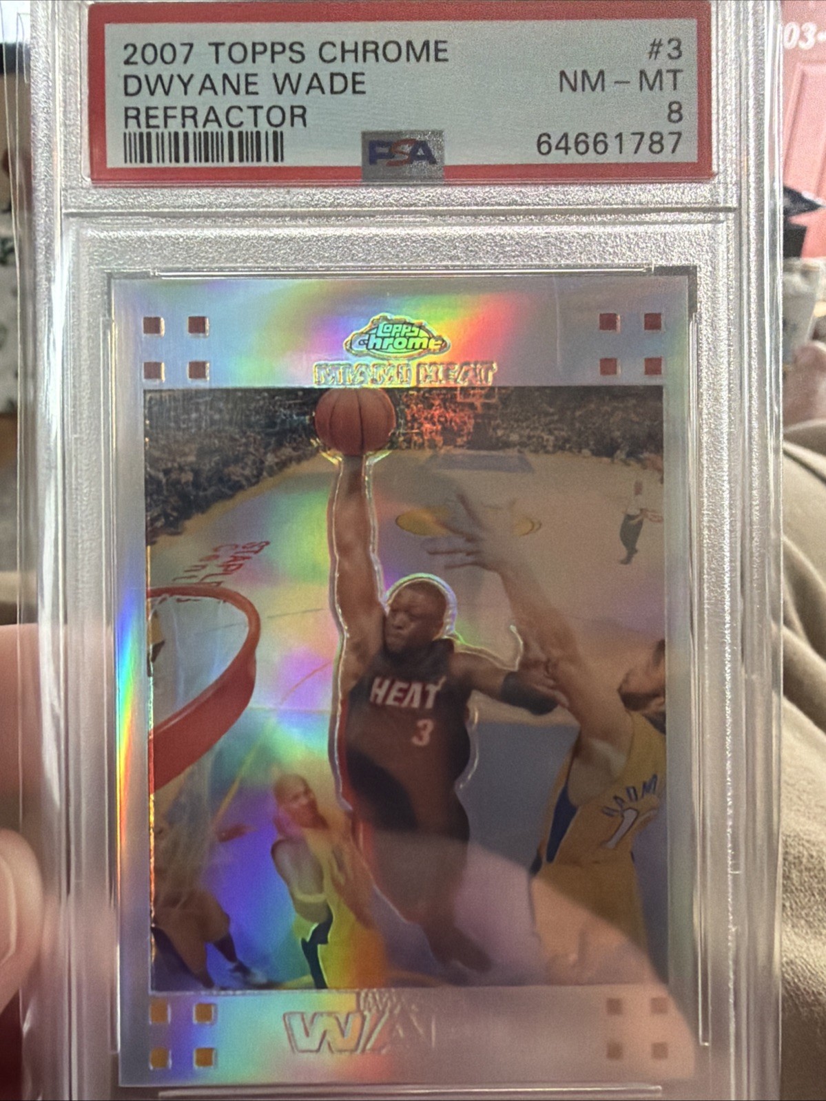 2007-08 Topps Chrome - Dwyane Wade #3 Refractor /999