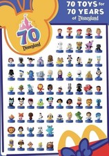 McDonald's Disneyland 70th Anniversary Happy Meal Toys Complete SEALED Set Of 70