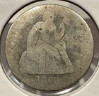 1860 Seated Liberty Dime Silver 10C US Coin