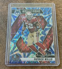 2025 Panini Mosaic - Hall of Fame Patrick Willis #299 Reactive Blue Mosaic Prizm