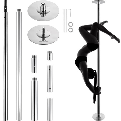 Dancing Pole Spinning Static Dancing Pole Kit Removable Pole 45mm HeavyDuty Pole - Picture 1 of 14
