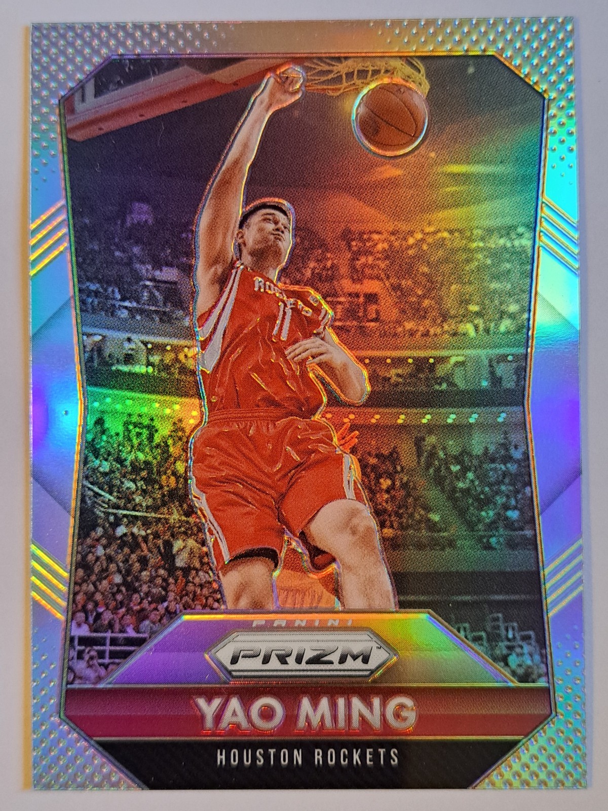 2015-16 Panini Prizm Yao Ming #262 Silver Prizms Houston Rockets