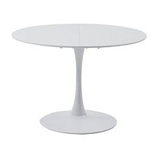 Runder Esstisch,Tulip Runder Küchentisch,für Esszimmer, Wohnzimmer,110cm