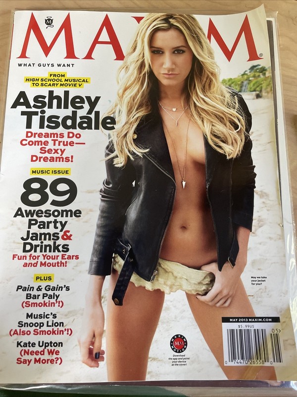 Maxim Magazine May 2013 Ashley Tisdale Music Issue Bauer Media