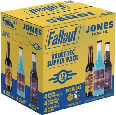 Fallout x Jones Soda Co - Vault-Tec Supply Pack Costco Exclusive - THREE PACK