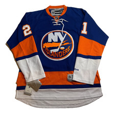 Reebok New York Islanders Kyle Okposo #21 NHL Jersey Blue Orange Men’s Size S