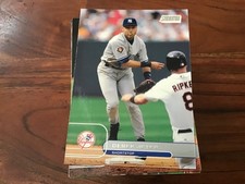 2003 TOPPS STADIUM CLUB BASEBALL COMPLETE BASE SET 1-100 plus 6 RT & 4 SS cards.