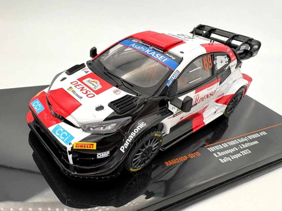 IXO Toyota GR Yaris Rally1 #69 K. Rovanperä 3er Lugar 2023 Rally Modelo Japón Foto 2 de 4