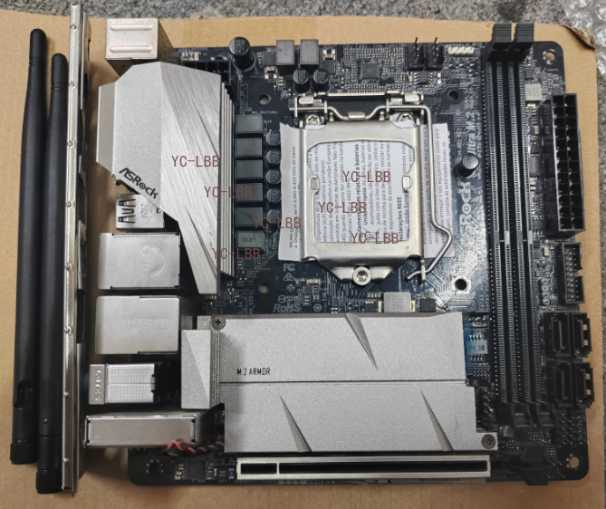 ASRock Z490M-ITX/ac LGA 1200 Intel Z490 SATA 6Gb/s Mini ITX Intel