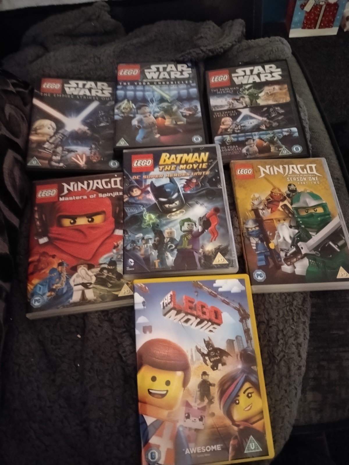 Lego DVD’s Bundle Star Wars, Batman, NinJago