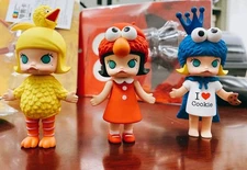 Molly 100% X Kennyswork X Sesame Street Exhibition Limited Toy