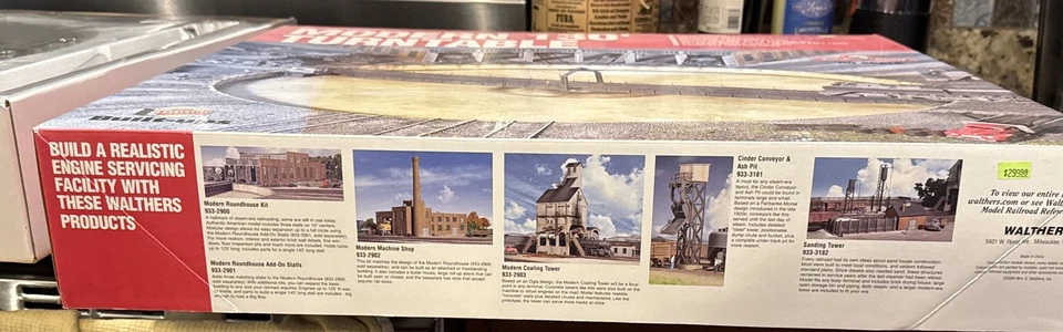 Ho Walthers Cornerstone Modern 130' Turntable 933-2829. NIB - Image 3 of 4